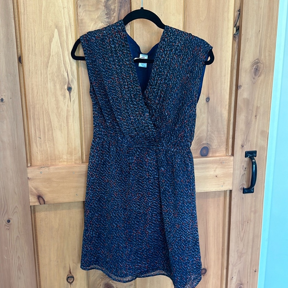 Patterned knee length dress